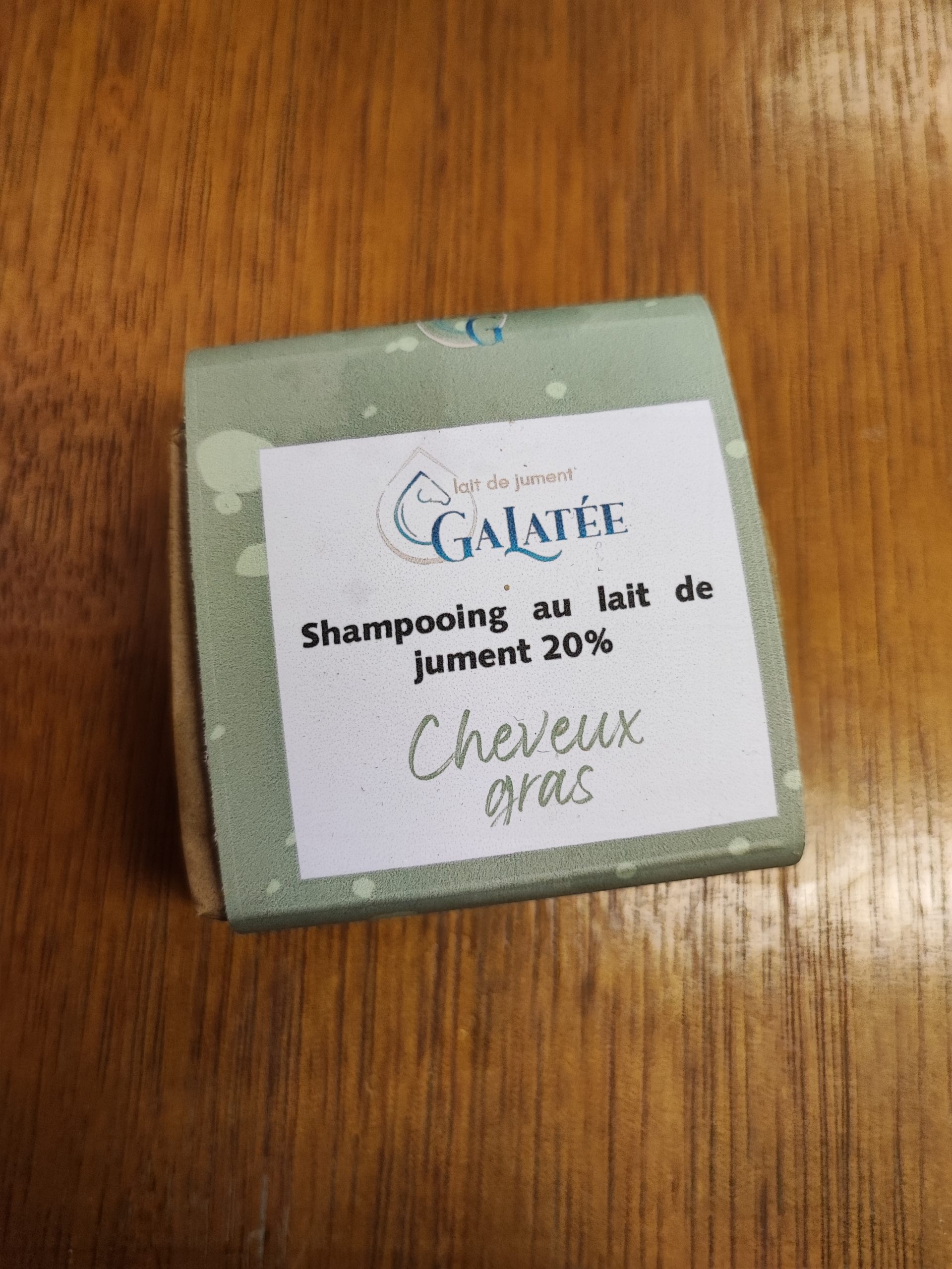 Shampooing solide cheveux gras Galatée lait de jument